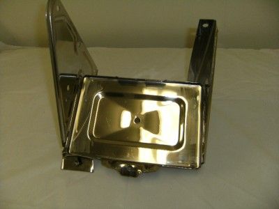 Chevy Truck Battery Tray Assembly w/ AC Brkt Stainless  