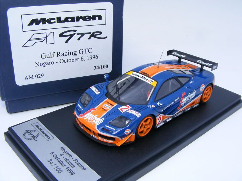 43 AutoBarn Models McLaren F1 GTR Gulf Nogaro 1996  