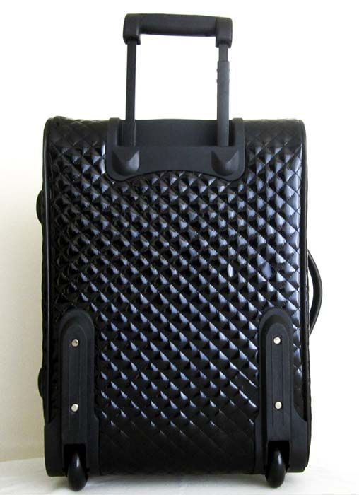 3Pc Luggage Set Travel Bag Rolling Wheel Gray Alligator  