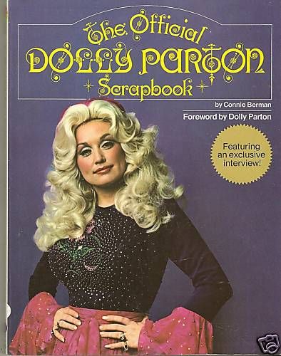 Official Dolly Parton Scrapbook W/Interview (Book) 1978  