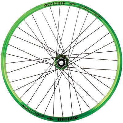 Azonic Outlaw 26 Mountain Bike Wheel Sets Rim ANODIZED Green 