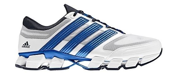 New Mens Adidas Sport TITAN HYPERMOTION Shoes White Blue Running 