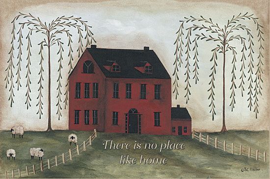 Theres No Place Like Home Saltbox House Framed Art  