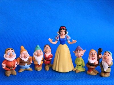   Pcs The Seven Dwarfs & Disney Princesses Snow White Figure N1  