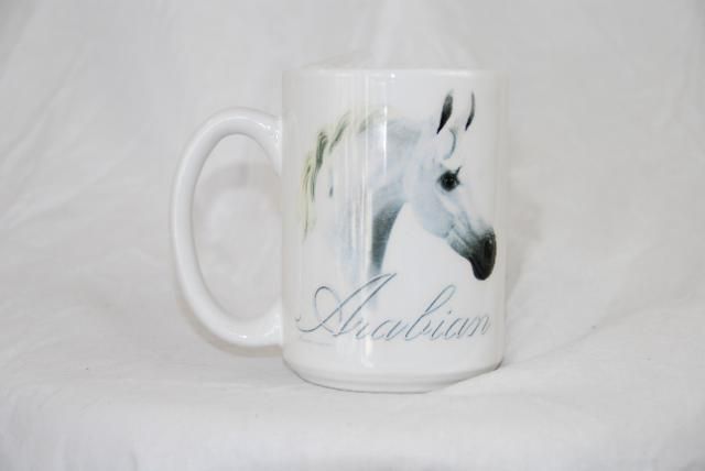 NEW Cuppa Arabian Horse Mug Coffee Cup White 4.5 Safe  