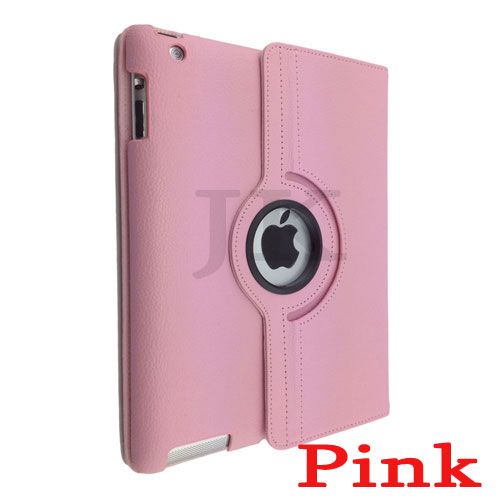 iPad 3 360 Rotating Magnetic Leather Case Smart Cover Stand Apple iPad 