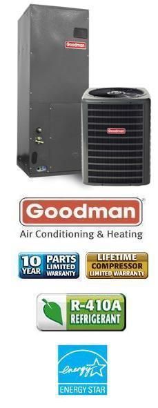 Ton 15 Seer Goodman Heat Pump System   SSZ140301   AVPTC31371 