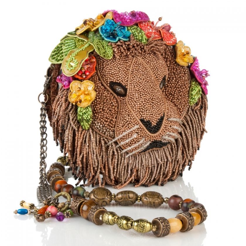 Mary Frances Beaded Lion Hand Bag Purse BRAND NEW WITH TAGS   