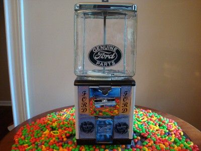   *FORD PARTS* Gumball & Candy Vending Machine Gas Station Oil Signs