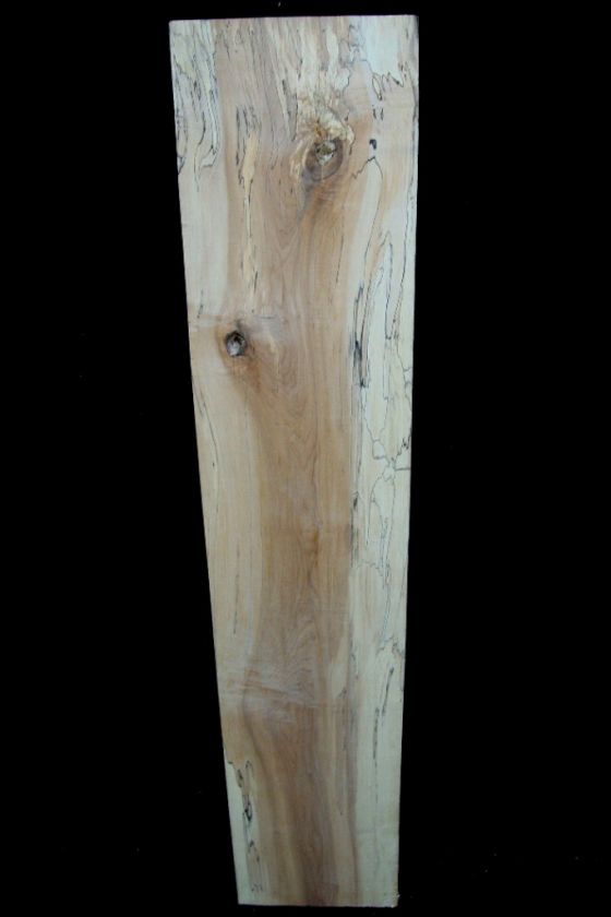 THICK Figured Spalted Maple Lumber Mantel Board Gunstock Slab 548 