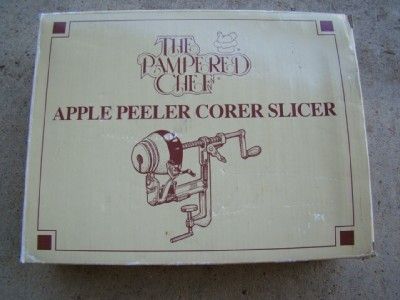 NEW* Pampered Chef APPLE Peeler Corer Slicer  