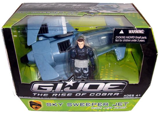 GI Joe Rise of COBRA Sky Sweeper Jet Vehicle MIB Toy  